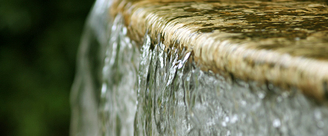 proteatuine garden water features